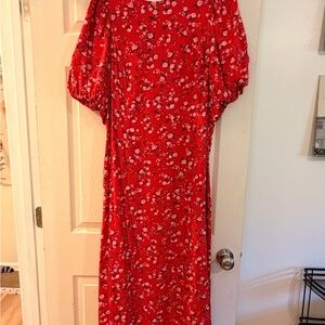 Old Navy Floral Red Dress